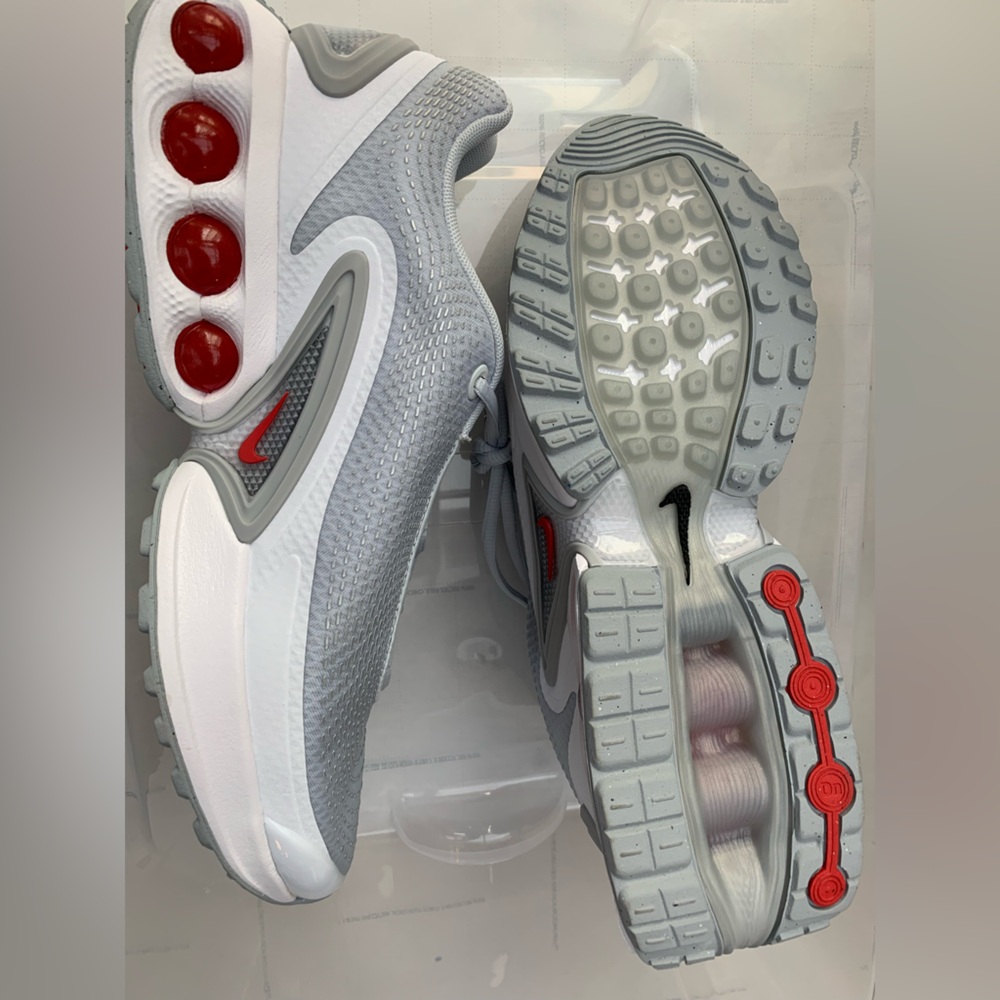 Nike Air Max Dn Es - Gray w/ Red Bubble - Casual Shoes - Size 8.5 - Brand New